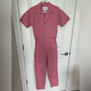 Pistola Short Sleeve Jumpsuit - Pink - S - NWOT